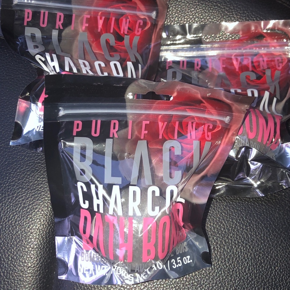 Charcoal Purifying Bath Bombs Set of 3 (3.5) oz